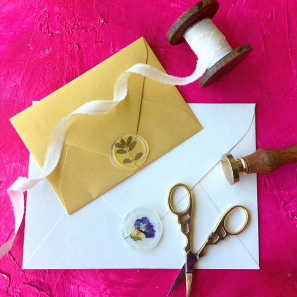 Botanical Wax Seal Stickers